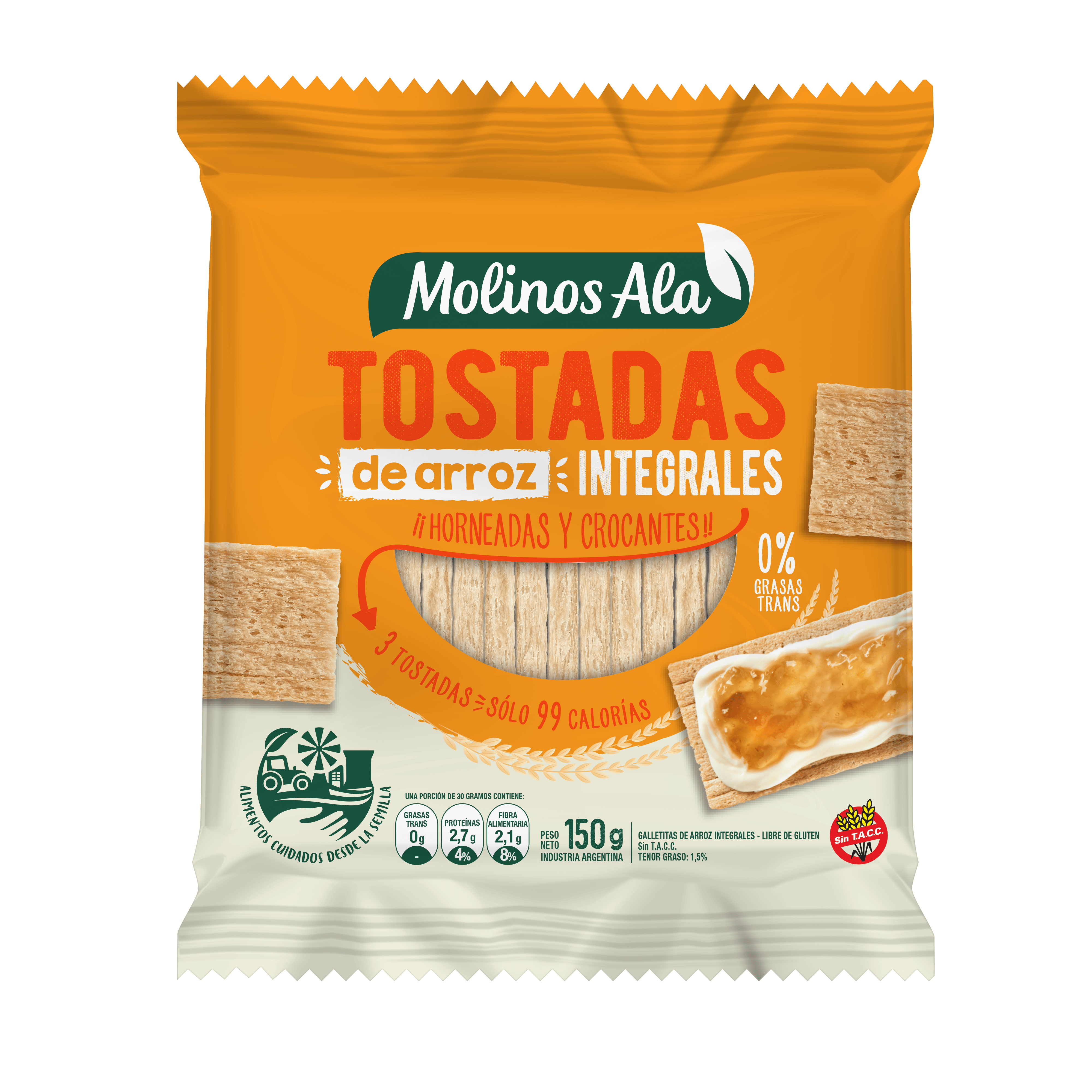 Tostadas de Arroz Integrales